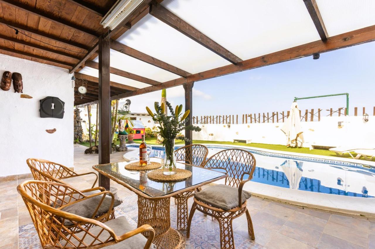 Casa Cateyma With Pool Villa อิคอดเดลอสวินอส ภายนอก รูปภาพ